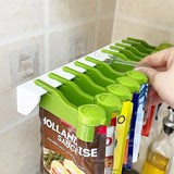 Wall-Mounted Spice Bag Storage Rack