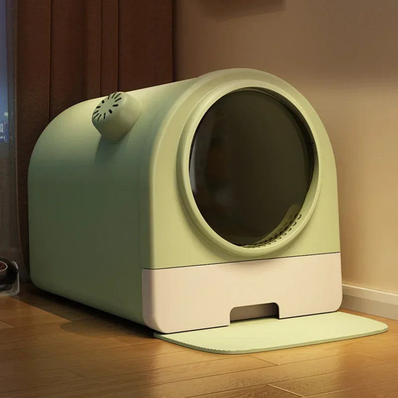 Hygienic Covered Cat Litter Box Enclosure