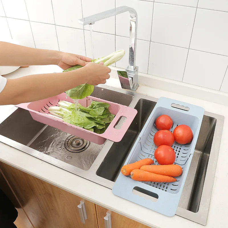 Adjustable Dish Drainer & Sink Organizer