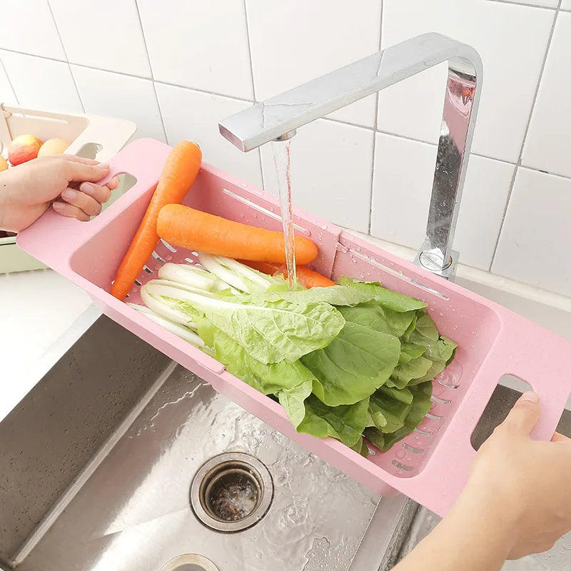 Adjustable Dish Drainer & Sink Organizer