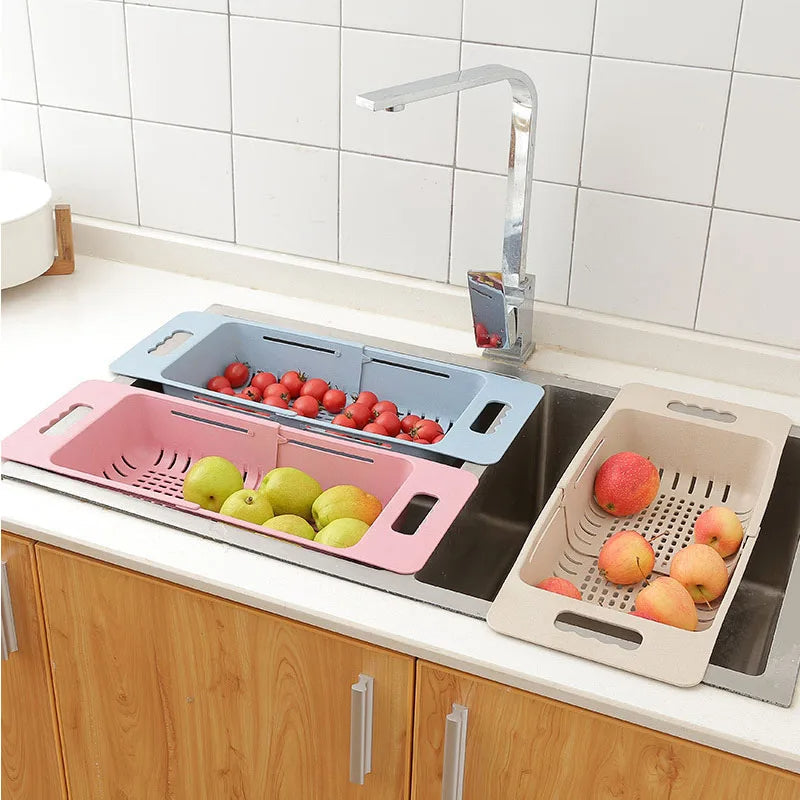 Adjustable Dish Drainer & Sink Organizer