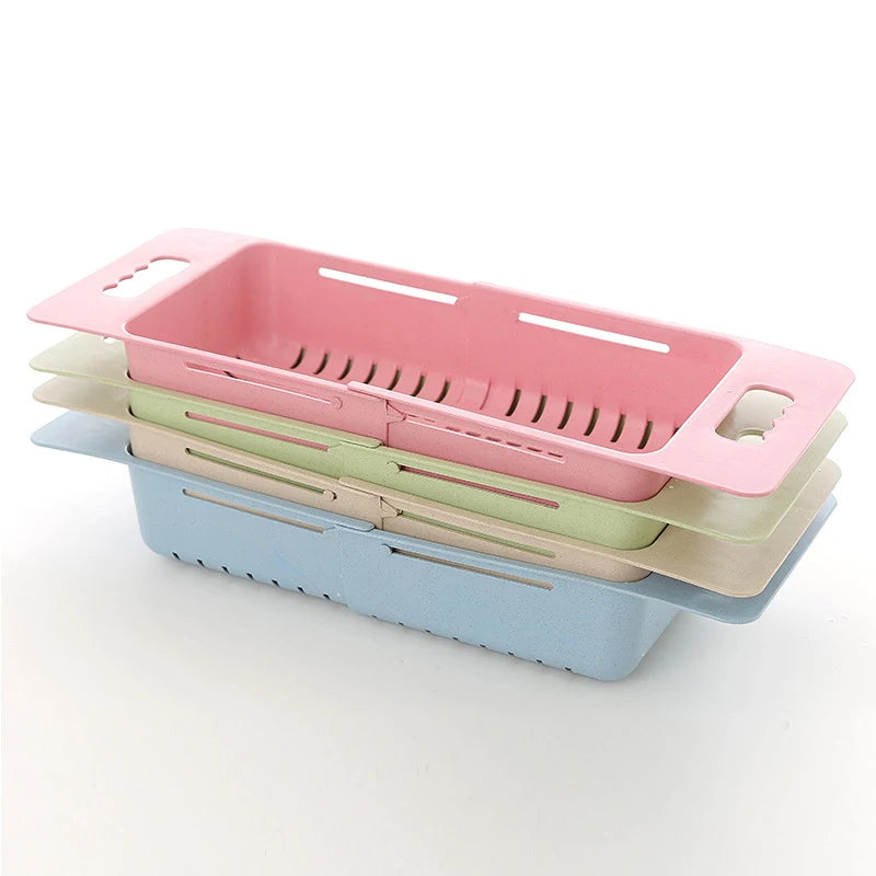 Adjustable Dish Drainer & Sink Organizer