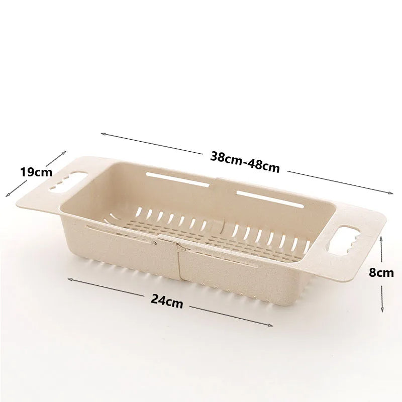 Adjustable Dish Drainer & Sink Organizer