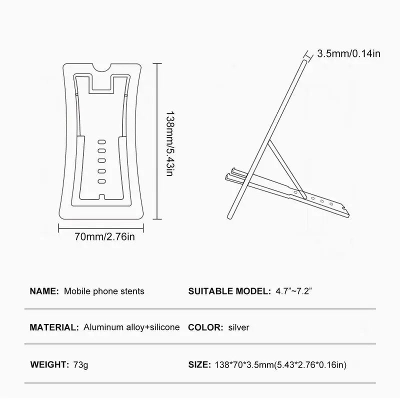 FlexiStand: Adjustable Phone & Tablet Holder