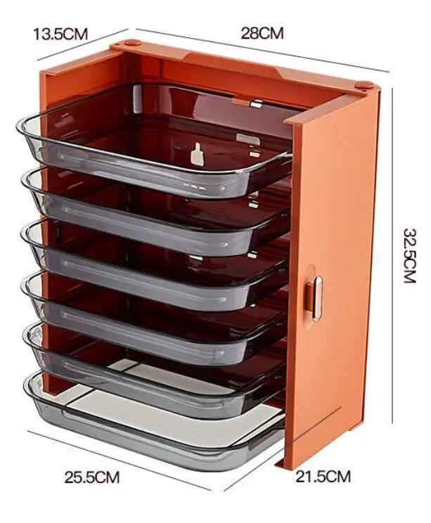 Multi-Layer Vegetable Tray Organizer