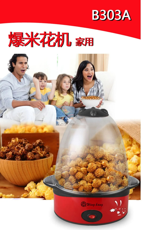 SavorMaster™ Electric Popcorn Delight