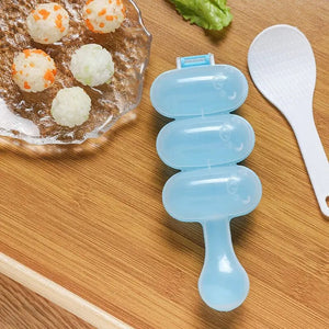 Cute Baby Rice Ball Shaker Set