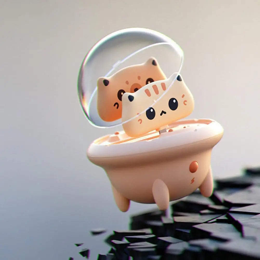 Cute Cat Mini Power Bank with LED Night Light