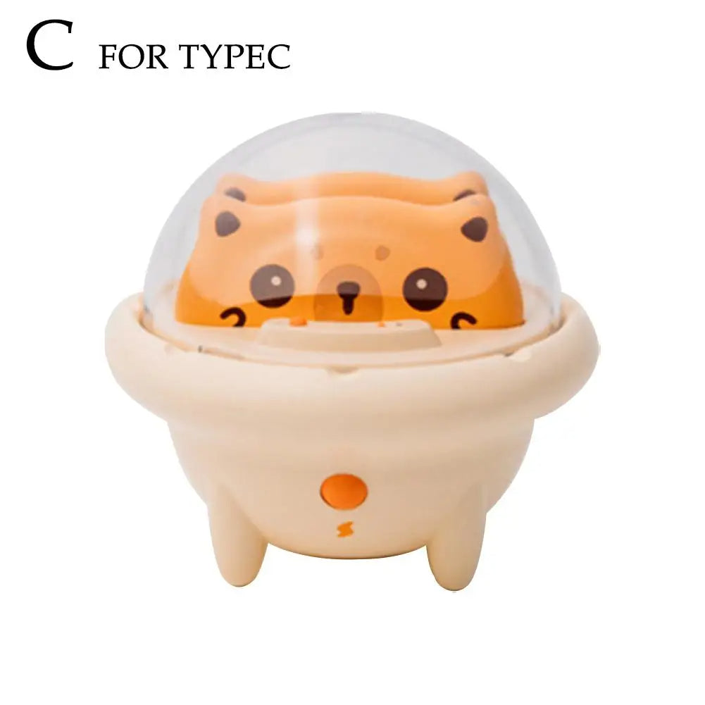 Cute Cat Mini Power Bank with LED Night Light