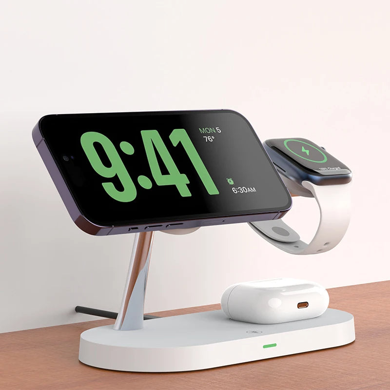 5-in-1 Magnetic Wireless Charger Stand