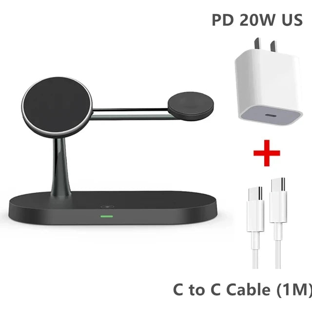 5-in-1 Magnetic Wireless Charger Stand