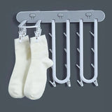 Space-Saving Multi-Clip Drying Rack