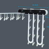 Space-Saving Multi-Clip Drying Rack