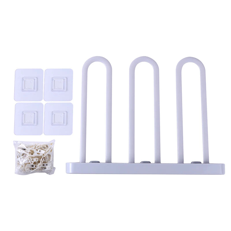 Space-Saving Multi-Clip Drying Rack