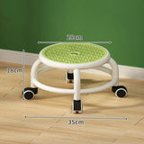 Breathable Swivel Stool with Wheels