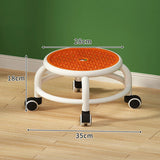 Breathable Swivel Stool with Wheels