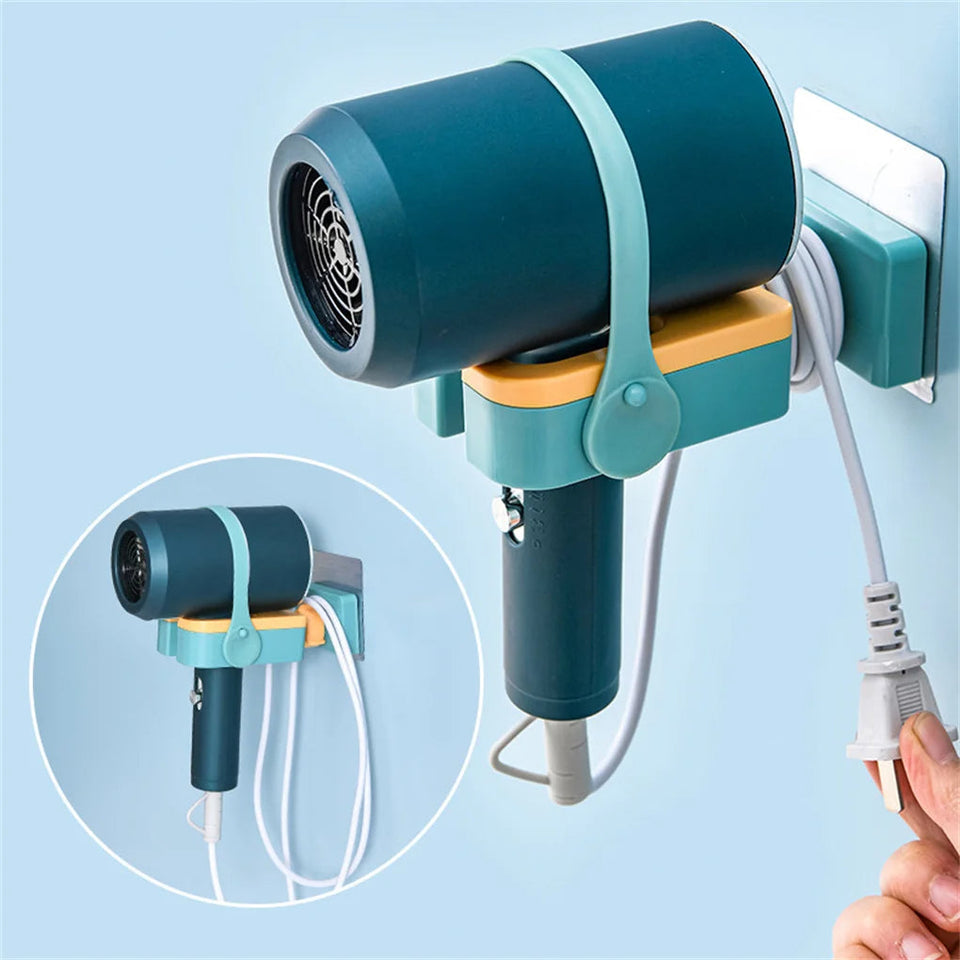 Rotating Hair Dryer Holder & Organizer