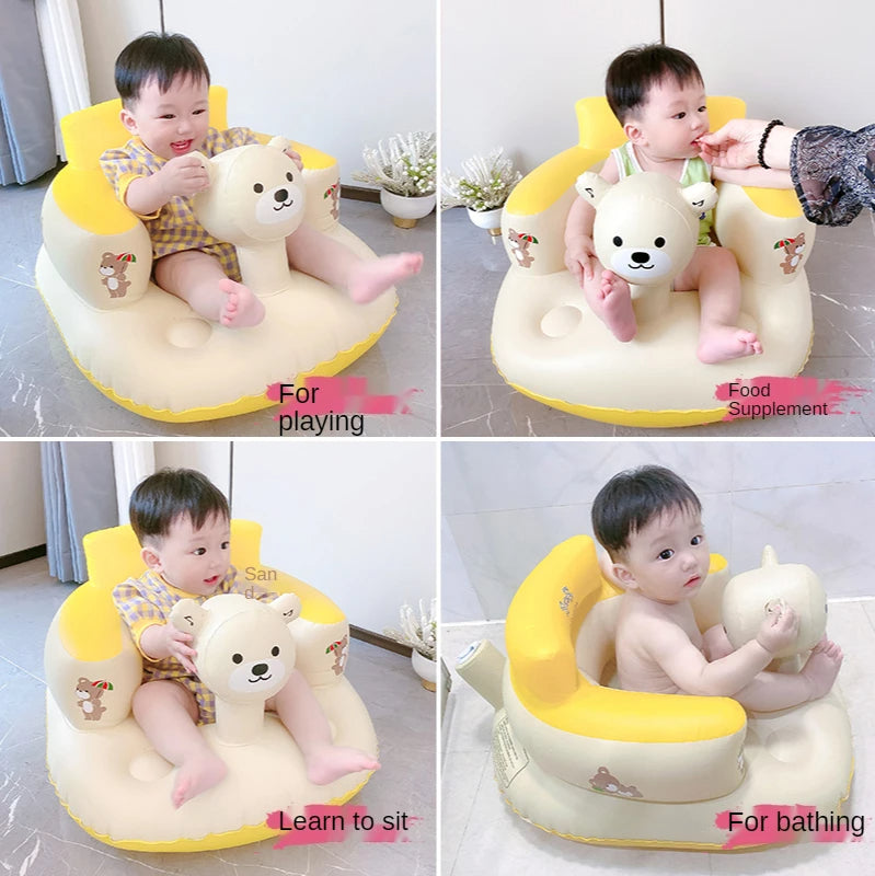 Versatile Baby Inflatable Sofa & Dining Chair Combo