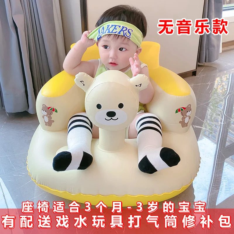 Versatile Baby Inflatable Sofa & Dining Chair Combo