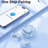 Crystal Clear T8 Bluetooth Earbuds