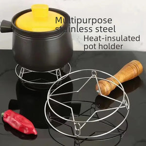 Stainless Steel Heat-Resistant Pot Holder