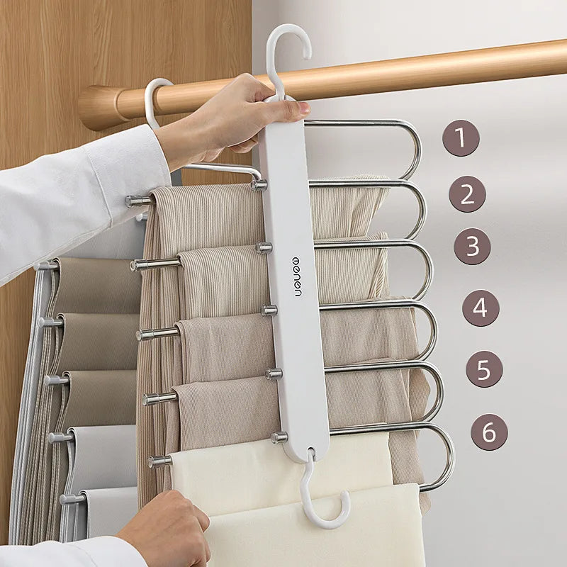 6-in-1 Pant Hanger Organizer