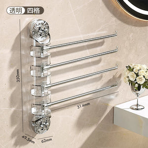 Multi-Rod Suction Towel Bar & Shelf