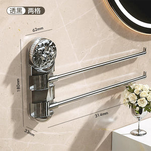 Multi-Rod Suction Towel Bar & Shelf