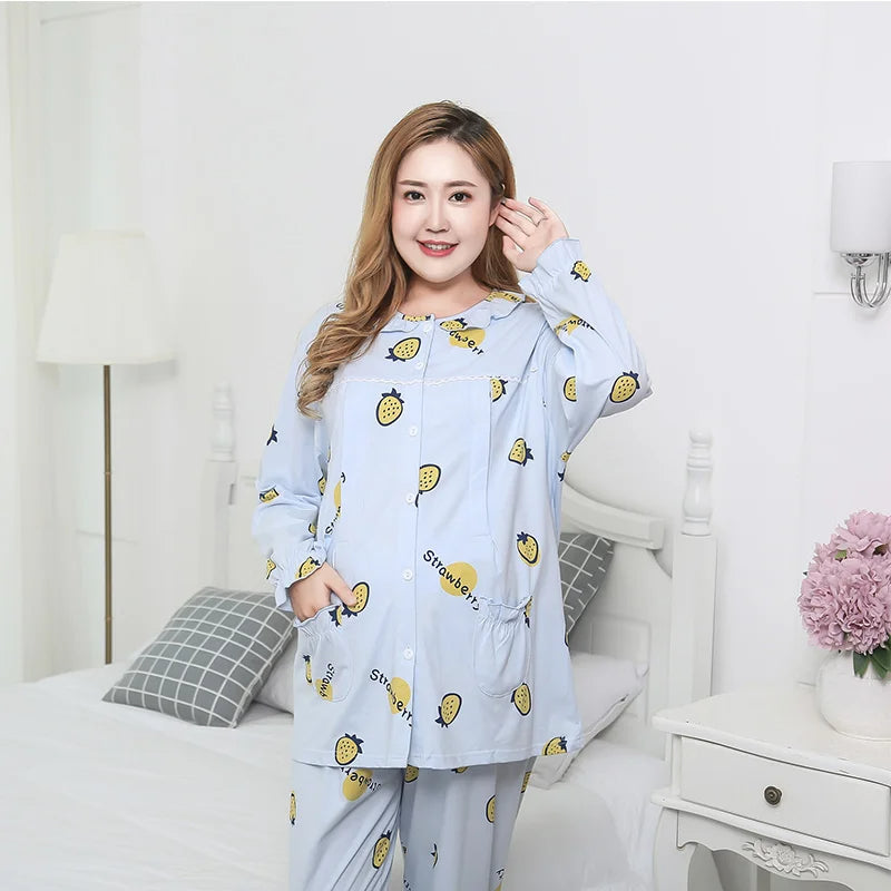 Maternity Nursing Pajama Set