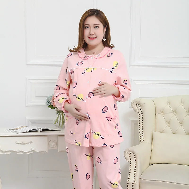 Maternity Nursing Pajama Set