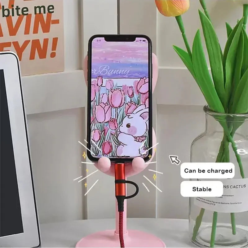 Adjustable Small Rabbit Phone Holder