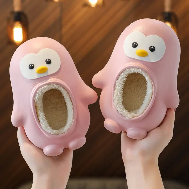 CozyCubs Parent-Child Cotton Slippers