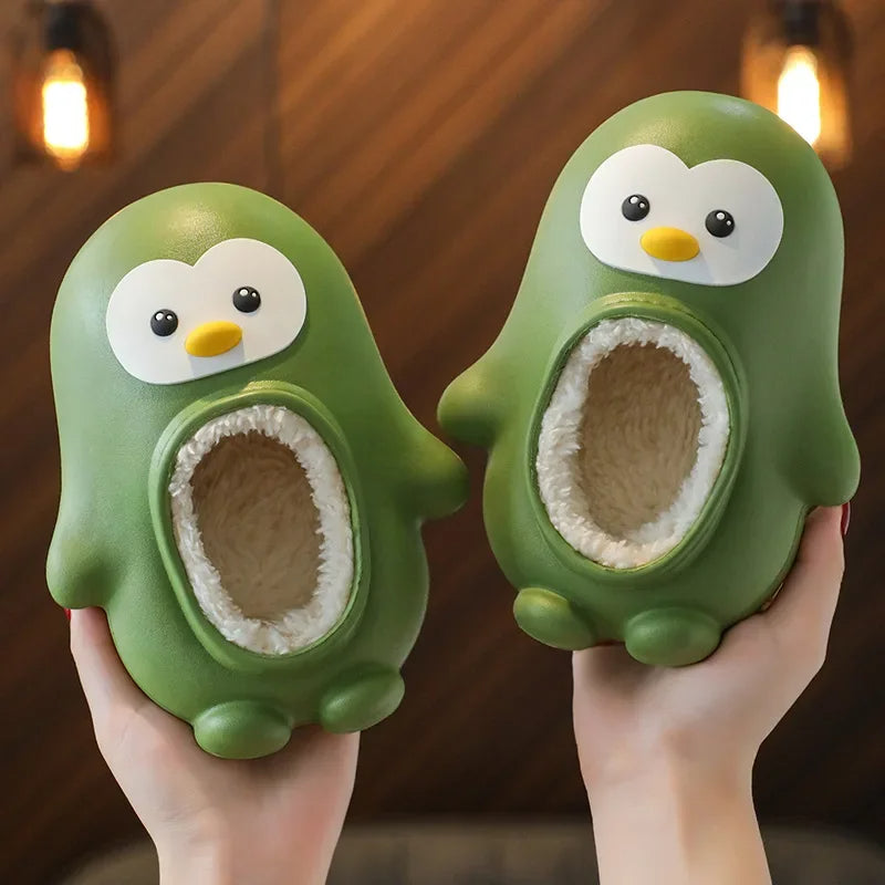 CozyCubs Parent-Child Cotton Slippers