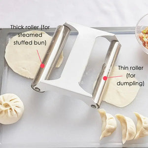 Stainless Steel ProRoller: Dough Rolling Tool