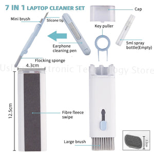 TechClean Pro 7-in-1 Cleaning Kit