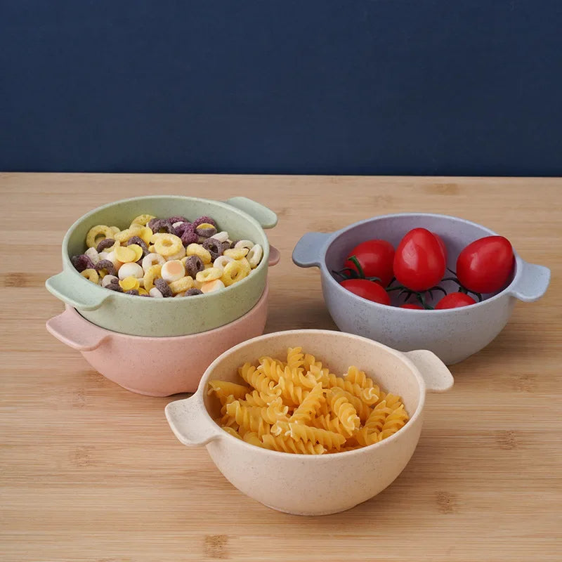 Children's Wheat Bowl & Spoon Set