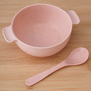 Children's Wheat Bowl & Spoon Set