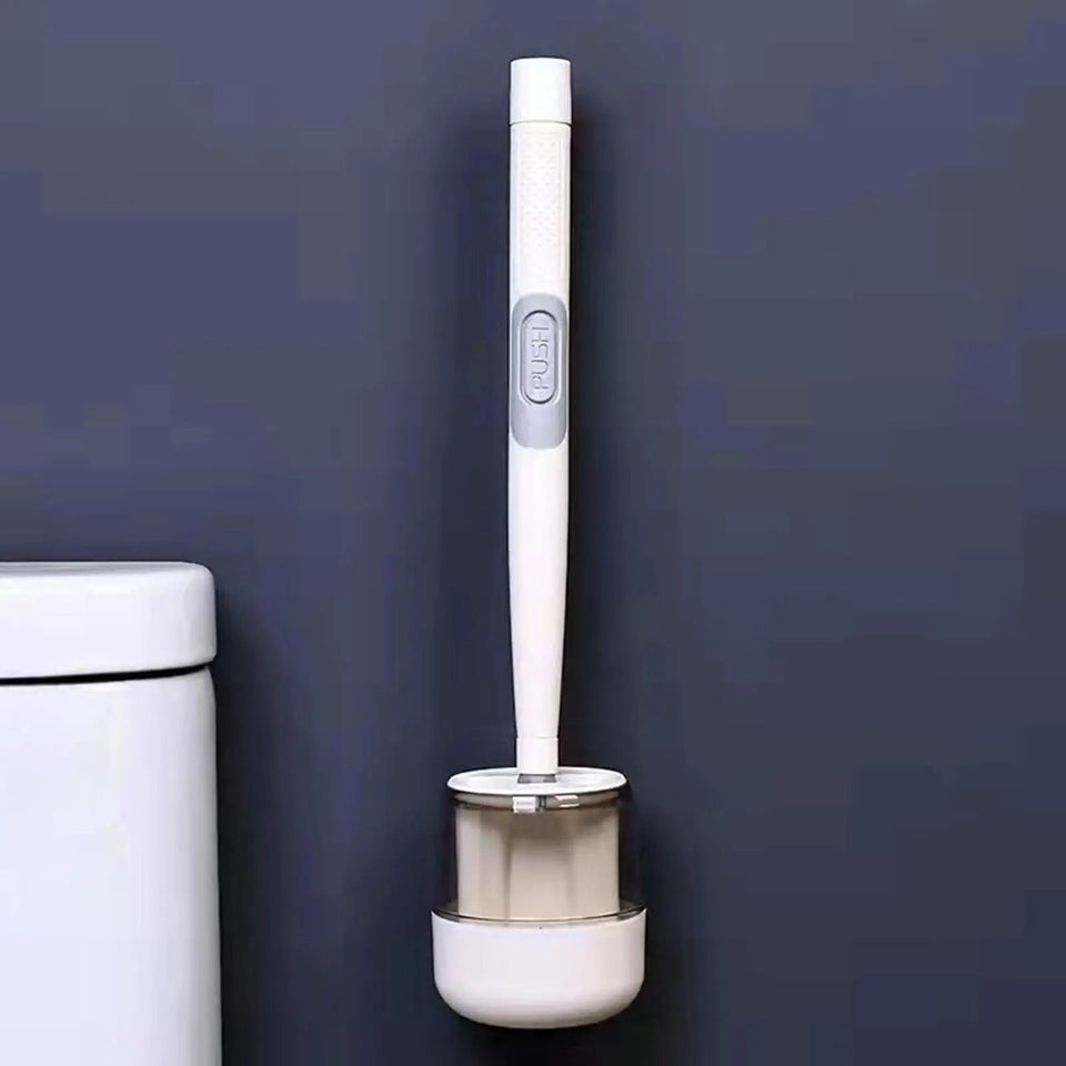 Wall-Mounted Toilet Brush Set