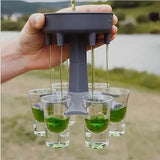 CheersKeeper Glass Beverage Dispenser Set