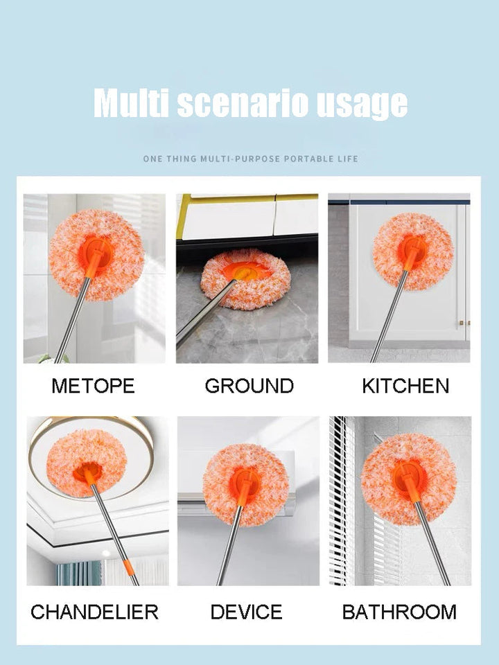 Adjustable Sunflower Chenille Dust Removal Clean Mop