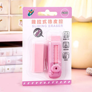 Macaron Push-Pull Pencil Eraser