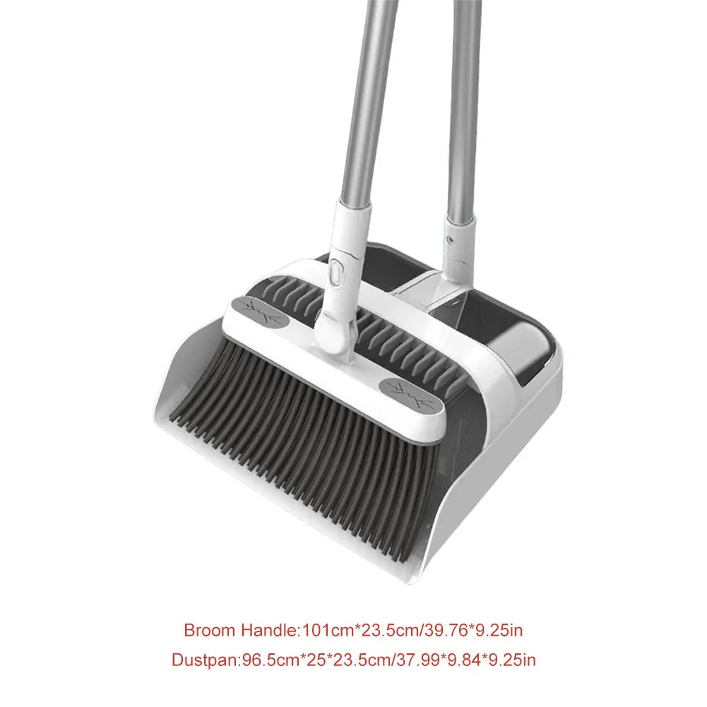 180° Rotatable Broom and Scoop Set