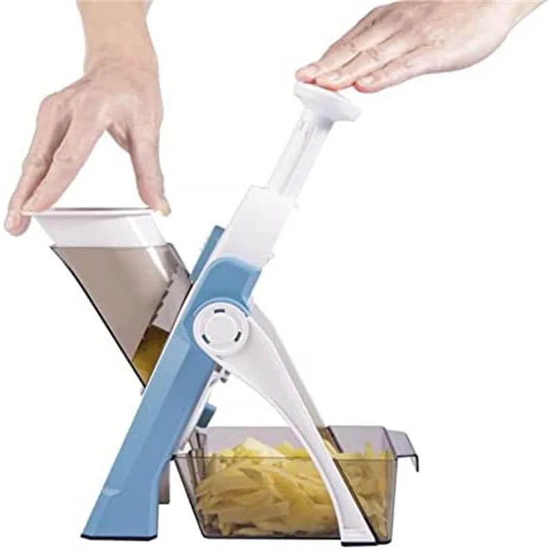 SliceMaster 3000: Adjustable Vegetable Cutter & Grater