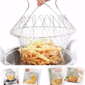 Telescopic Stainless Steel Fry Basket