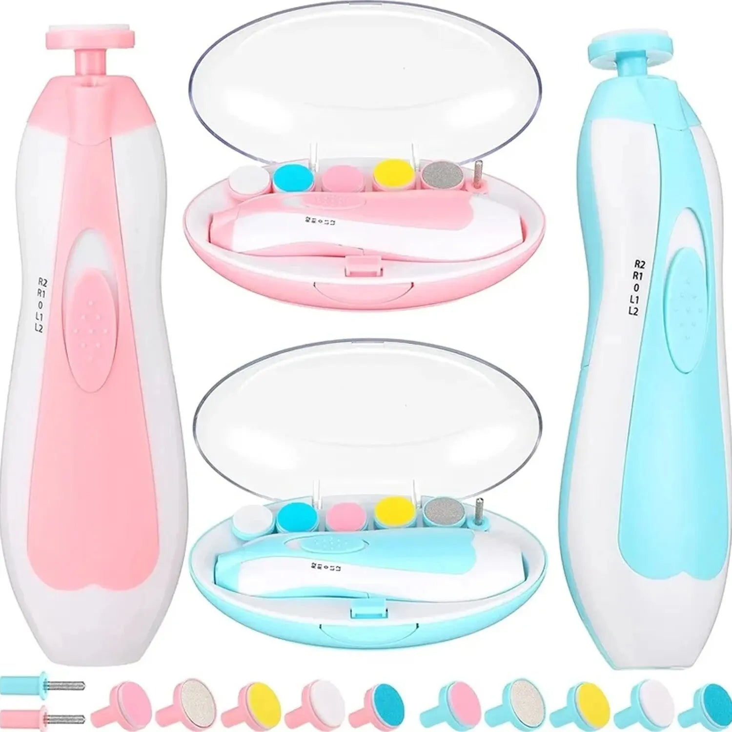 BabySafe 6-in-1 Electric Nail Trimmer & Care Kit