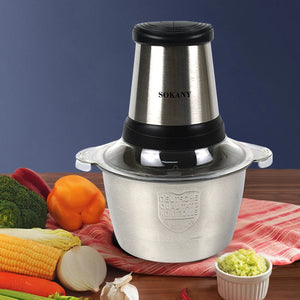 300W Electric Meat Grinder & Vegetable Chopper