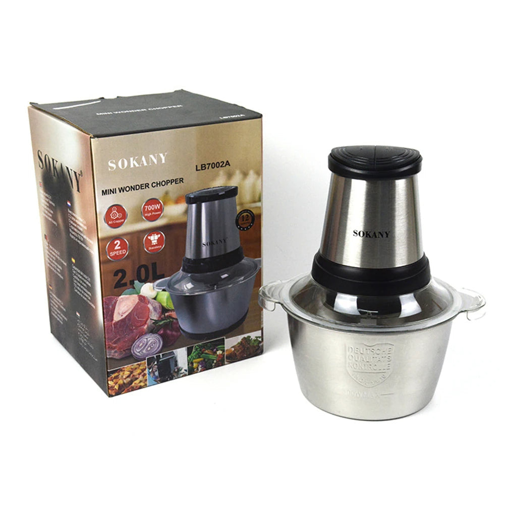 300W Electric Meat Grinder & Vegetable Chopper