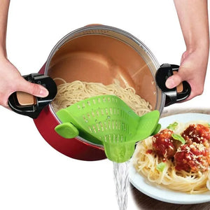 VersatileGrip™ Silicone Clip-On Strainer