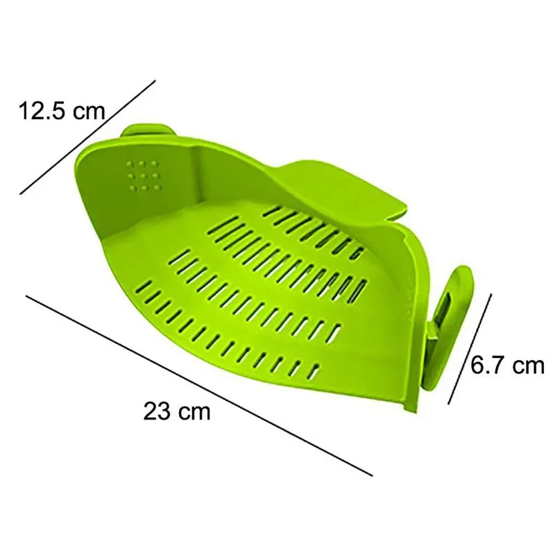 VersatileGrip™ Silicone Clip-On Strainer