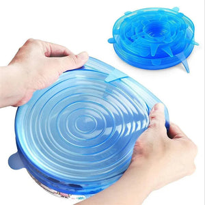 Eco-Friendly Silicone Stretch Lid Set